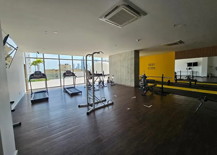 Great Apartment In Bocagrande With Sunset & Beach View